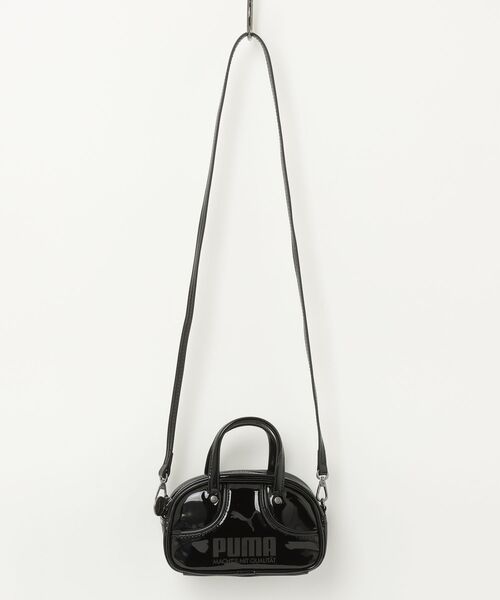 PUMA(プーマ)の「プーマ 【PUMA】- マイクロ グリップ バッグ ブラック【PUMA-1976 MICRO GRIP BAG BLACK 091824-02】(ショルダーバッグ・レディース・クリアブラック/ブラック・ONE SIZE)」の2枚目の写真