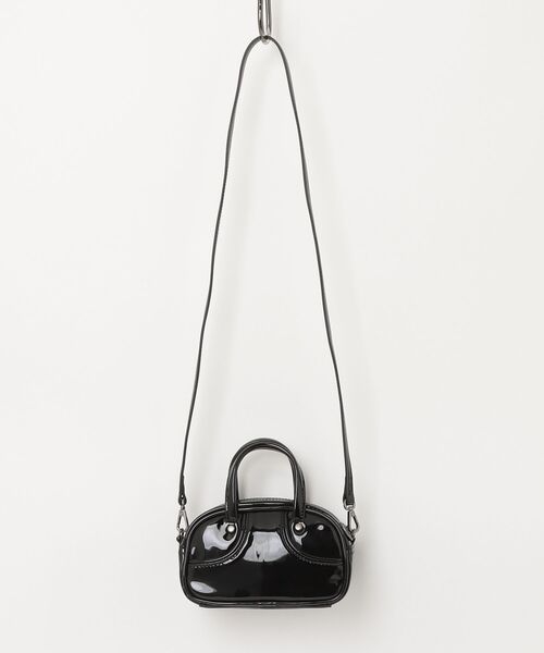 PUMA(プーマ)の「プーマ 【PUMA】- マイクロ グリップ バッグ ブラック【PUMA-1976 MICRO GRIP BAG BLACK 091824-02】(ショルダーバッグ・レディース・クリアブラック/ブラック・ONE SIZE)」の8枚目の写真