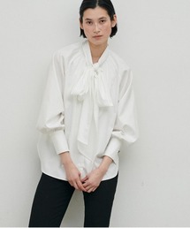 LARUTA | 【LARUTA】セレモニー対応可／ボータイリボンギャザーブラウス(シャツ/ブラウス)