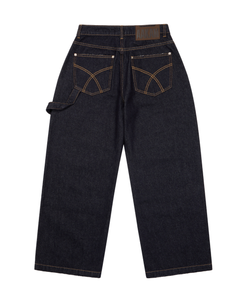 AAKAM（アーカム）の「Lined Double Knee Denim Pants (Blue)（デニムパンツ・レディース・その他・1/2）」の3枚目の写真