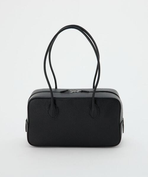 martinique（マルティニーク）の「《追加》《別注》【MAISON CANAU/メゾンカナウ】EW-MINI-BOXBOSTON（ハンドバッグ・レディース・ブラック/アイボリー・FREE）」の5枚目の写真
