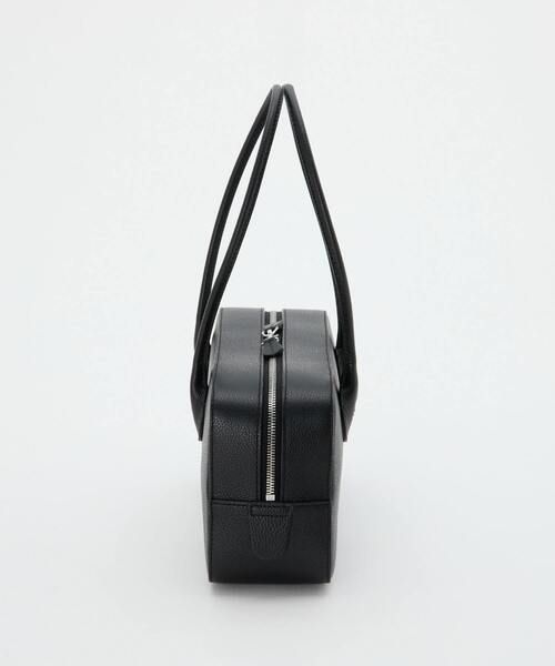 martinique（マルティニーク）の「《追加》《別注》【MAISON CANAU/メゾンカナウ】EW-MINI-BOXBOSTON（ハンドバッグ・レディース・ブラック/アイボリー・FREE）」の6枚目の写真