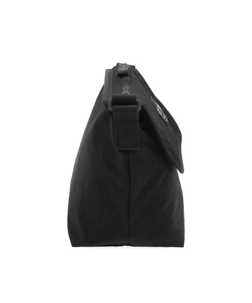 Manhattan Portage BLACK LABEL(マンハッタンポーテージ ブラックレーベル)の「STANDARD MESSENGER BAG(XS) MGNT NYLON TUSSAH(メッセンジャーバッグ・メンズ・ブラック/ブラウン/ベージュ・X-SMALL)」の11枚目の写真
