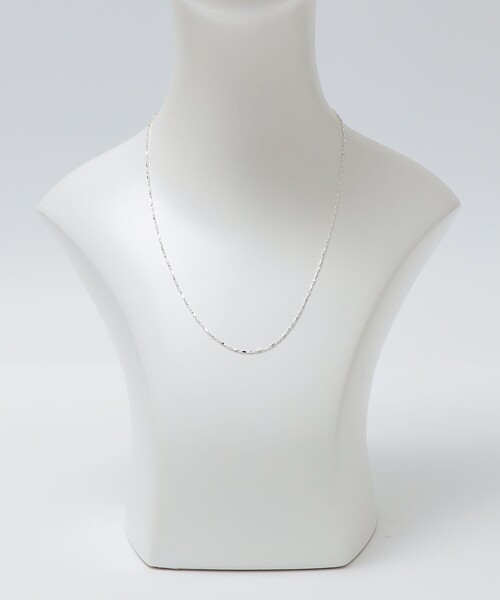 SHIPS（シップス）の「XOLO: BRILLIANT LINK 2mm（ネックレス・メンズ・シルバー・ONE SIZE）」の4枚目の写真