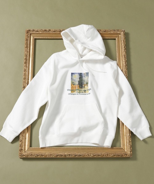 GLOBAL WORK(グローバルワーク)の「ATELIER GLOBAL WORK/スウェットパーカー/636509(パーカー・メンズ・グレー系その他5/ホワイト系その他6/ホワイト系その他5/ブラック・MEDIUM/SMALL/LARGE)」の2枚目の写真