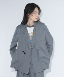 maturely（マチュアリー）の「maturely / ティーダブワン ボタン ウェーブ ベスト（ベスト）」