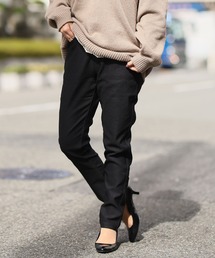 A HAPPY MARILYN（アハッピーマリリン）の「【選べる2丈】裏起毛 ストレッチ ウエストゴム 楽暖 美脚 レギパン（チノパンツ）」