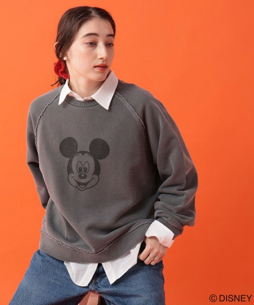 GEORGE'S(ジョージズ)の「【DISNEY】ミッキーマウス/ラグランスウェット(スウェット・レディース・チャコールグレー/杢グレー/キャメル・FREE)」の17枚目の写真