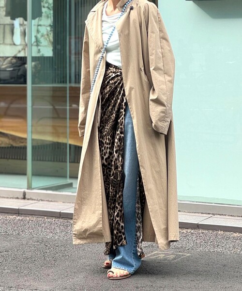 grace grace （グラスグラス）の「【grace grace/グラスグラス】レオパードストール（ストール/ショール・レディース・ブラウン系その他・FREE）」の4枚目の写真