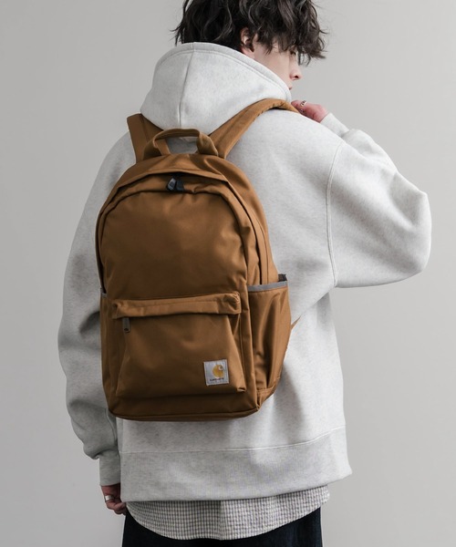 Carhartt(カーハート)の「Carhartt カーハート CLASSIC BACKPACK クラシックバックパック/ワンポイントロゴリュック(バックパック/リュック・メンズ・ブラック/ブラウン・FREE)」の10枚目の写真