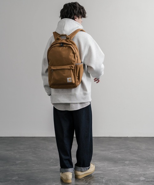 Carhartt(カーハート)の「Carhartt カーハート CLASSIC BACKPACK クラシックバックパック/ワンポイントロゴリュック(バックパック/リュック・メンズ・ブラック/ブラウン・FREE)」の12枚目の写真