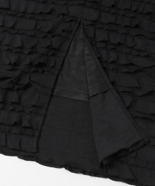 URBAN RESEARCH Sonny Label(アーバンリサーチサニーレーベル)の「『WEB限定』カットフリルナロースカート(スカート・レディース・ブラック・TALL/LARGE/MEDIUM/SMALL)」の13枚目の写真