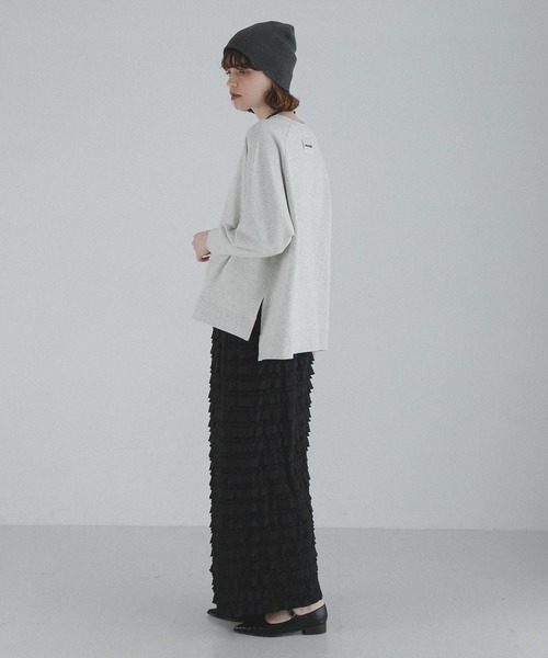 URBAN RESEARCH Sonny Label（アーバンリサーチサニーレーベル）の「『WEB限定』カットフリルナロースカート（スカート・レディース・ブラック・TALL/LARGE/MEDIUM/SMALL）」の10枚目の写真