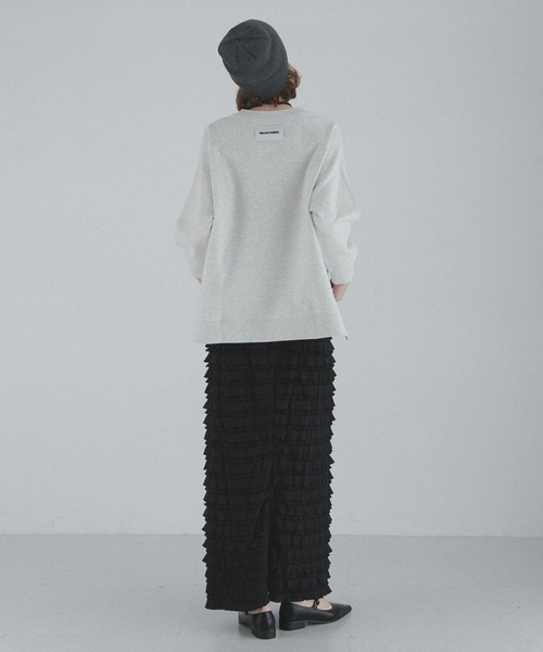 URBAN RESEARCH Sonny Label（アーバンリサーチサニーレーベル）の「『WEB限定』カットフリルナロースカート（スカート・レディース・ブラック・TALL/LARGE/MEDIUM/SMALL）」の11枚目の写真