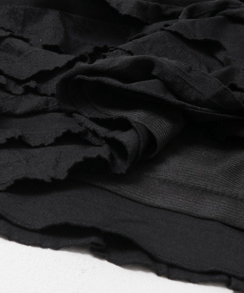 URBAN RESEARCH Sonny Label（アーバンリサーチサニーレーベル）の「『WEB限定』カットフリルナロースカート（スカート・レディース・ブラック・TALL/LARGE/MEDIUM/SMALL）」の16枚目の写真