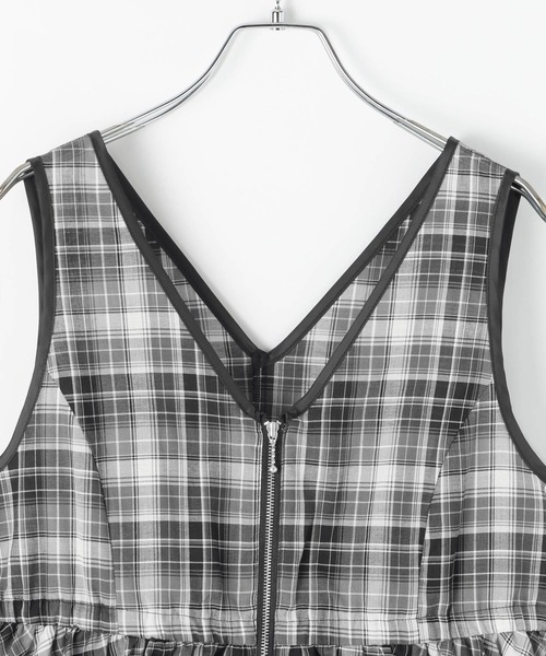 PAGEBOY（ページボーイ）の「シアーチェックバルーンチュニ（その他トップス・レディース・イエロー/ブルー/ブラック・FREE）」の14枚目の写真