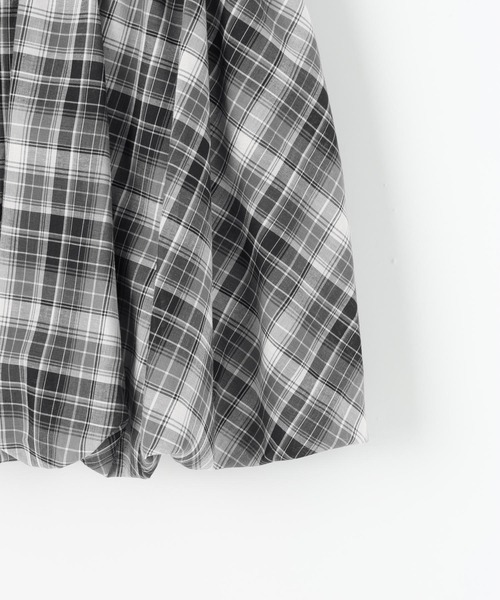 PAGEBOY（ページボーイ）の「シアーチェックバルーンチュニ（その他トップス・レディース・イエロー/ブルー/ブラック・FREE）」の12枚目の写真