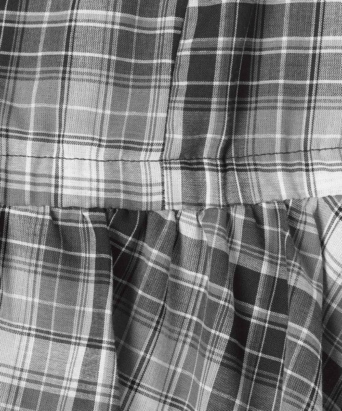 PAGEBOY（ページボーイ）の「シアーチェックバルーンチュニ（その他トップス・レディース・イエロー/ブルー/ブラック・FREE）」の8枚目の写真