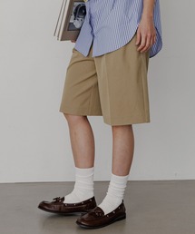 BAYFLOW | [セットアップ着用可能]タックハーフパンツ(その他パンツ)