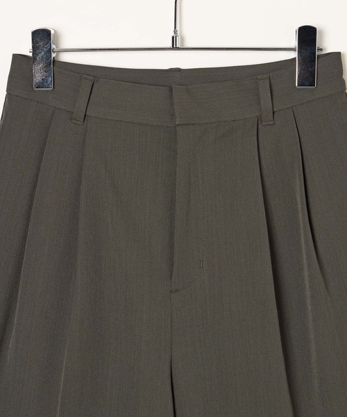 BAYFLOW（ベイフロー）の「[セットアップ着用可能]タックハーフパンツ（その他パンツ・レディース・チャコールグレー/ベージュ・SMALL/MEDIUM）」の20枚目の写真