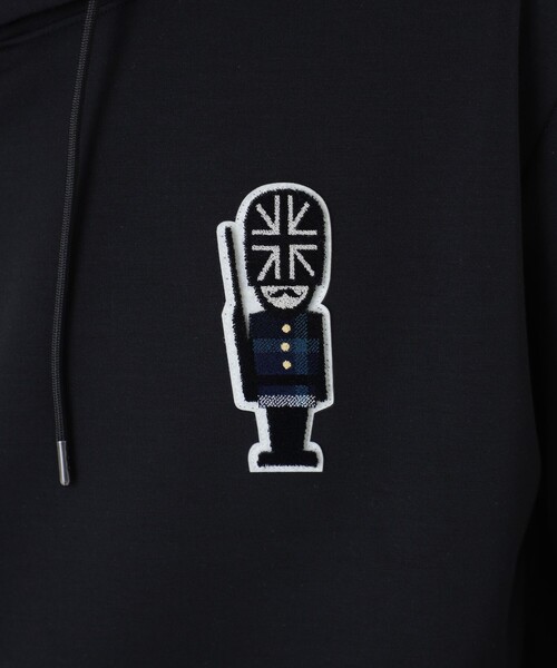 BLACK LABEL CRESTBRIDGE(ブラックレーベル・クレストブリッジ)の「ヨークチェックガーズマンワッペンフーディー(パーカー・メンズ・ブラック/オフホワイト・S/L/XL/M)」の17枚目の写真