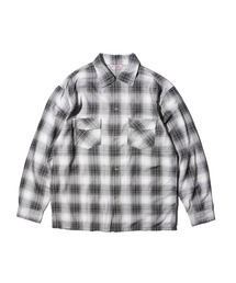 DELMAR デルマー / PRINTED COTTON CHECK SHIRT