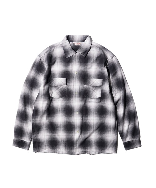 2AM(ツーエイエム)の「DELMAR デルマー / PRINTED COTTON CHECK SHIRT(シャツ/ブラウス・メンズ・グレー/ブラック/ホワイト・SMALL/MEDIUM/LARGE)」の3枚目の写真