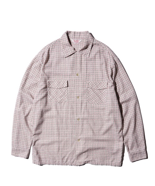 2AM(ツーエイエム)の「DELMAR デルマー / PRINTED COTTON CHECK SHIRT(シャツ/ブラウス・メンズ・グレー/ブラック/ホワイト・SMALL/MEDIUM/LARGE)」の7枚目の写真