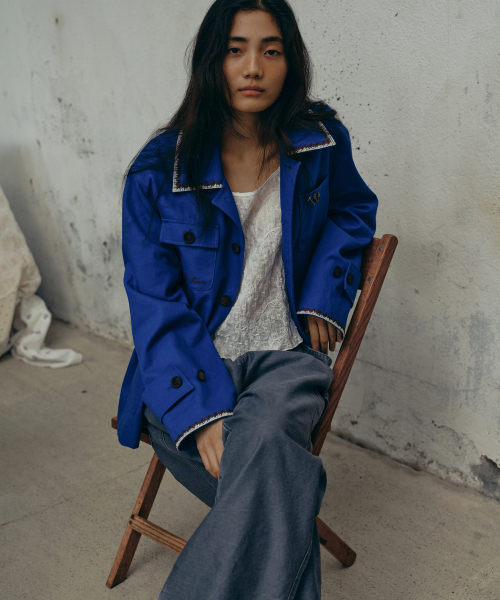 FRITUR（フリーター）の「Carpenter Work Pants Grey_F243PT03（その他パンツ・レディース・グレー・S/M）」の2枚目の写真