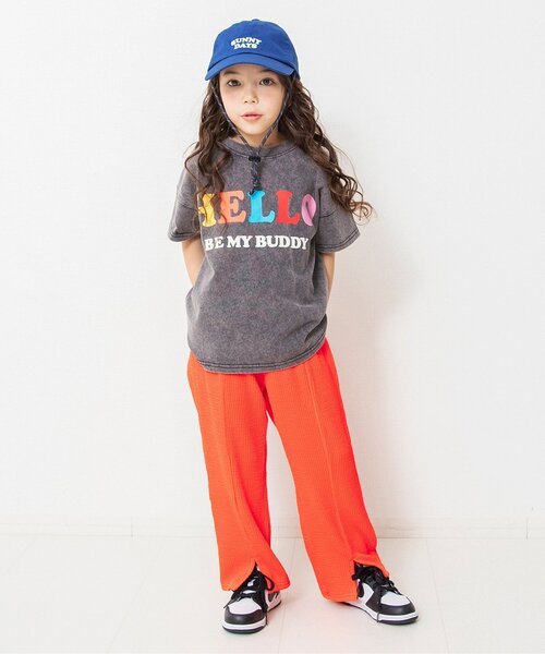 BREEZE（ブリーズ）の「ジャガードカラバリパンツ（その他パンツ・キッズ・ブラック/オレンジ/イエロー・80/90/100/110/120/130/140）」の4枚目の写真