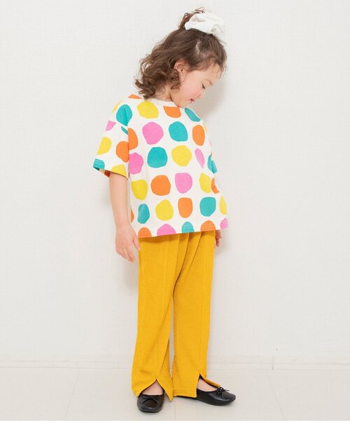 BREEZE（ブリーズ）の「ジャガードカラバリパンツ（その他パンツ・キッズ・ブラック/オレンジ/イエロー・80/90/100/110/120/130/140）」の8枚目の写真