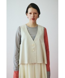 HeRIN.CYE（ヘリンドットサイ）の「A line vest　　Aラインベスト（ベスト）」