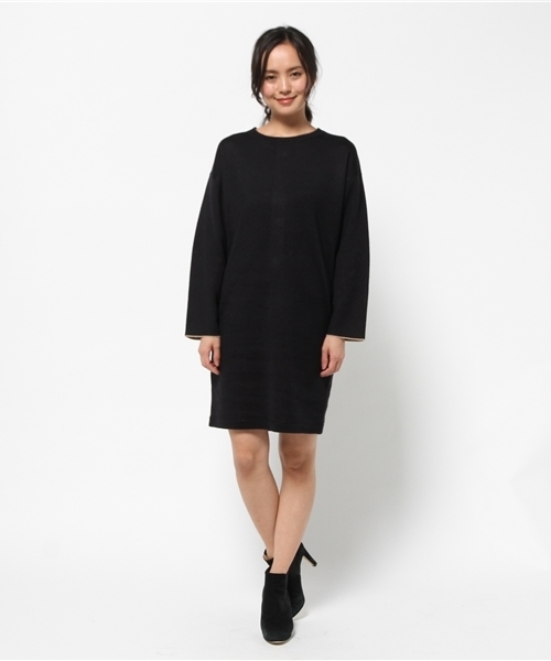 La TOTALITE（ラトータリテ）の「アソートビジューWフェイス ワンピース◆（ワンピース・レディース・チャコールグレー/ネイビー/ブラック・36/38）」の18枚目の写真