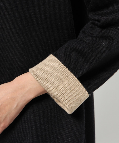 La TOTALITE（ラトータリテ）の「アソートビジューWフェイス ワンピース◆（ワンピース・レディース・チャコールグレー/ネイビー/ブラック・36/38）」の10枚目の写真