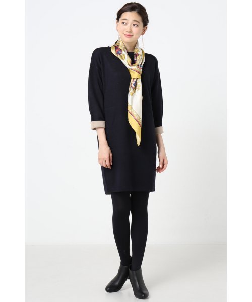 La TOTALITE（ラトータリテ）の「アソートビジューWフェイス ワンピース◆（ワンピース・レディース・チャコールグレー/ネイビー/ブラック・36/38）」の8枚目の写真