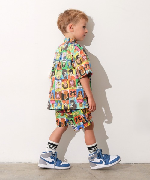 Ocean&Ground（オーシャン&グラウンド）の「ｻﾝﾌﾗﾝｼｽｺｼﾃｨｼｬﾂ（シャツ/ブラウス・キッズ・オフホワイト/マルチ/チャコール/グリーン・120/110/100/90/140/130）」の8枚目の写真