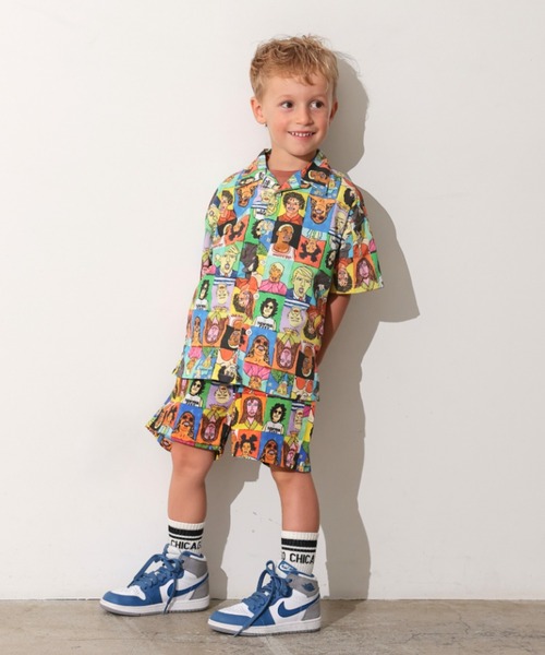 Ocean&Ground（オーシャン&グラウンド）の「ｻﾝﾌﾗﾝｼｽｺｼﾃｨｼｬﾂ（シャツ/ブラウス・キッズ・オフホワイト/マルチ/チャコール/グリーン・120/110/100/90/140/130）」の11枚目の写真