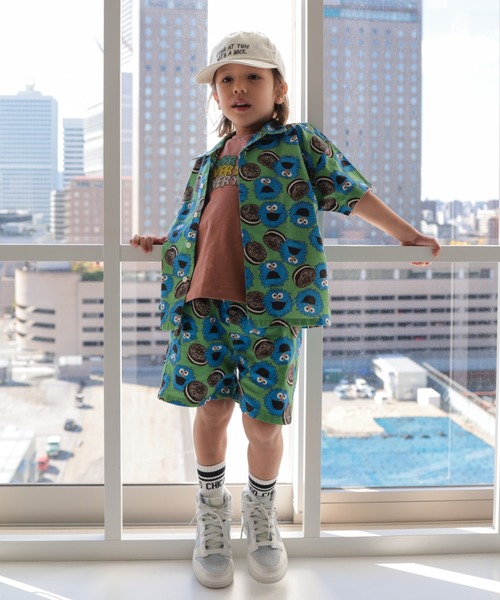 Ocean&Ground（オーシャン&グラウンド）の「ｻﾝﾌﾗﾝｼｽｺｼﾃｨｼｬﾂ（シャツ/ブラウス・キッズ・オフホワイト/マルチ/チャコール/グリーン・120/110/100/90/140/130）」の14枚目の写真