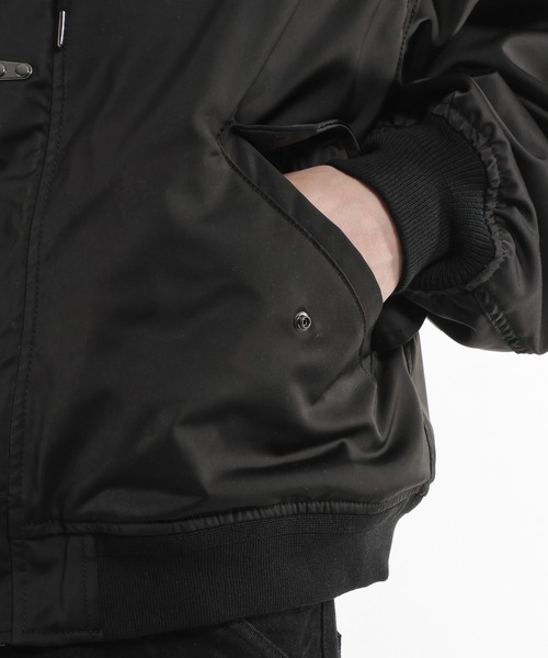 ファイヤーマンバックルコンパクトフードブルゾン(HARE)（ブルゾン