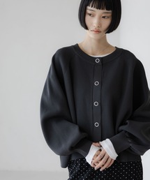 LOWRYS FARM（ローリーズファーム）の「リングドットクルーカーディガン 649889（カーディガン/ボレロ）」