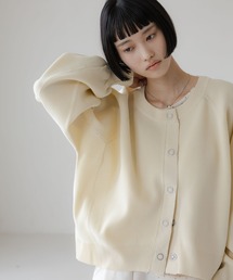 LOWRYS FARM | リングドットクルーカーディガン 649889(カーディガン/ボレロ)