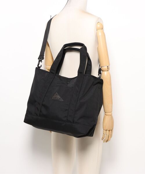 KELTY(ケルティ)の「2WAY【KELTY】URBAN NYLON TOTE 2 S トートバッグ(トートバッグ・レディース・ブラック・ONE SIZE)」の4枚目の写真