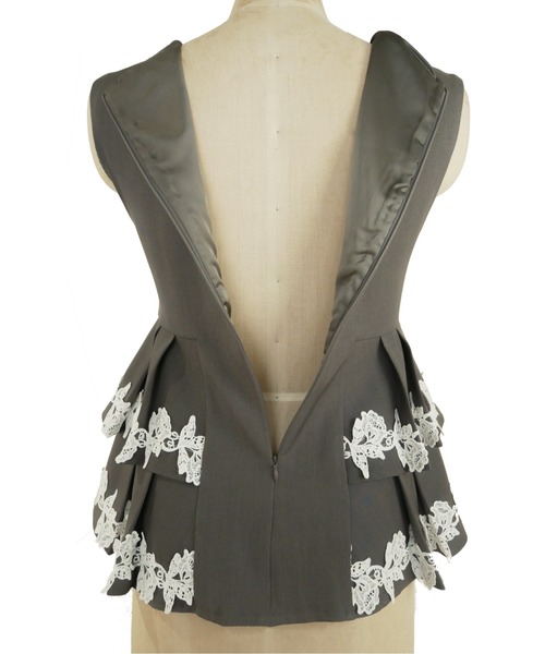 point lace pants set up（パンツドレス）｜My shawty（マイシャウ