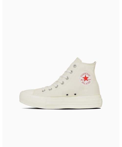 CONVERSE ALL STAR(コンバースオールスター)の「【直営店限定】ALL STAR LIGHT PLTS HT HI / オールスター ライト PLTS HT HI(スニーカー・レディース・オフホワイト・4/4.5/5/5.5/6/3.5)」の2枚目の写真
