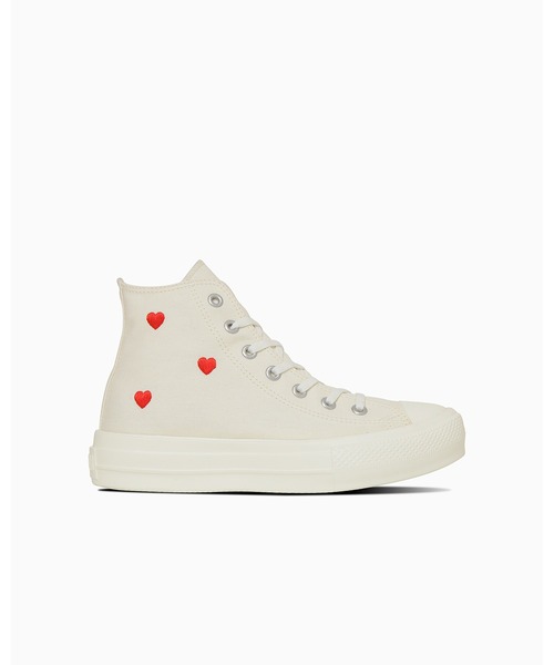CONVERSE ALL STAR(コンバースオールスター)の「【直営店限定】ALL STAR LIGHT PLTS HT HI / オールスター ライト PLTS HT HI(スニーカー・レディース・オフホワイト・4/4.5/5/5.5/6/3.5)」の4枚目の写真