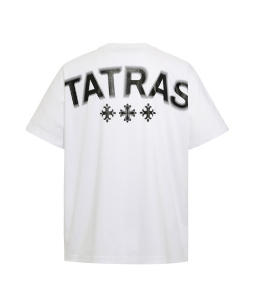 チロスケTATRAS ホワイト ロゴ Tシャツ TATRAS(タトラス) TIDEO ティデオ（Tシャツ/カットソー）｜TATRAS