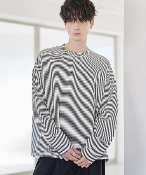 ETELIO(エテリオ)の「マルチファンクショナリーポンチドローコードロンT(Tシャツ/カットソー・メンズ・ホワイト/ブラック系/チャコール/ネイビー/ホワイト系/ブラック/ブルーグレー/ブルーグリーン/ワイン・S/M/L/XL)」の3枚目の写真