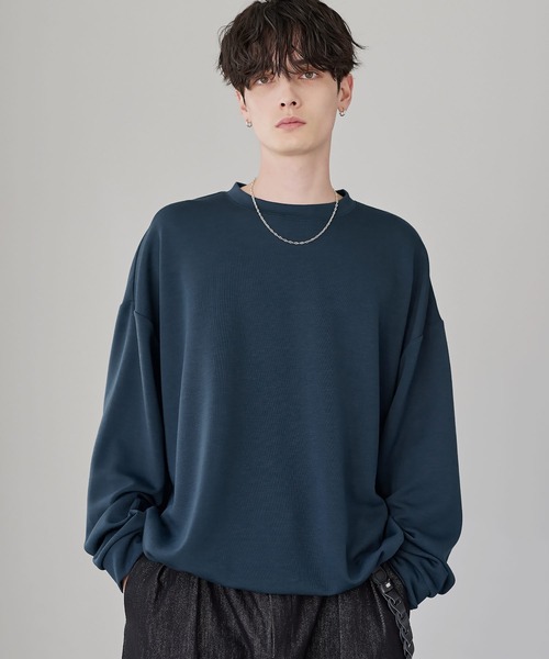 ETELIO(エテリオ)の「マルチファンクショナリーポンチドローコードロンT(Tシャツ/カットソー・メンズ・ホワイト/ブラック系/チャコール/ネイビー/ホワイト系/ブラック/ブルーグレー/ブルーグリーン/ワイン・S/M/L/XL)」の5枚目の写真