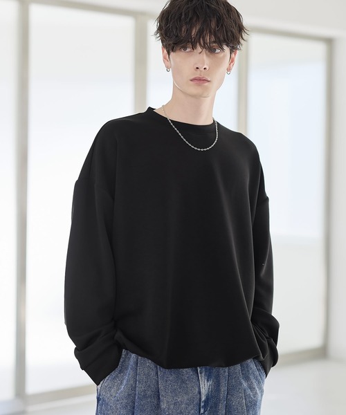 ETELIO(エテリオ)の「マルチファンクショナリーポンチドローコードロンT(Tシャツ/カットソー・メンズ・ホワイト/ブラック系/チャコール/ネイビー/ホワイト系/ブラック/ブルーグレー/ブルーグリーン/ワイン・S/M/L/XL)」の1枚目の写真