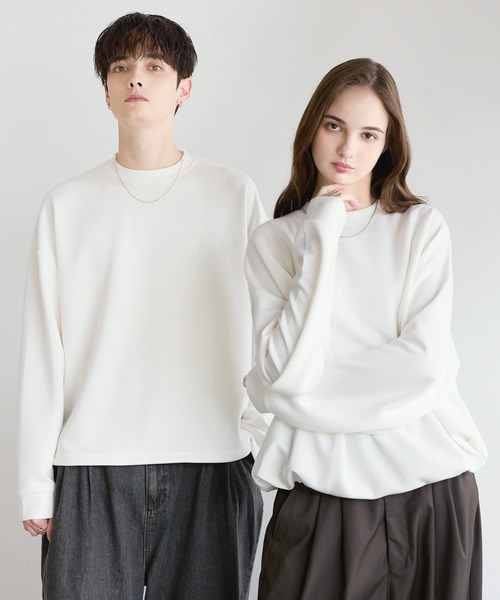ETELIO(エテリオ)の「【抗ピリング/防シワ】マルチファンクショナリーポンチドローコードロンT(Tシャツ/カットソー・メンズ・ホワイト/ブラック系/チャコール/ネイビー/ホワイト系/ブラック/ブルーグレー/ブルーグリーン/ワイン・S/M/L/XL)」の12枚目の写真